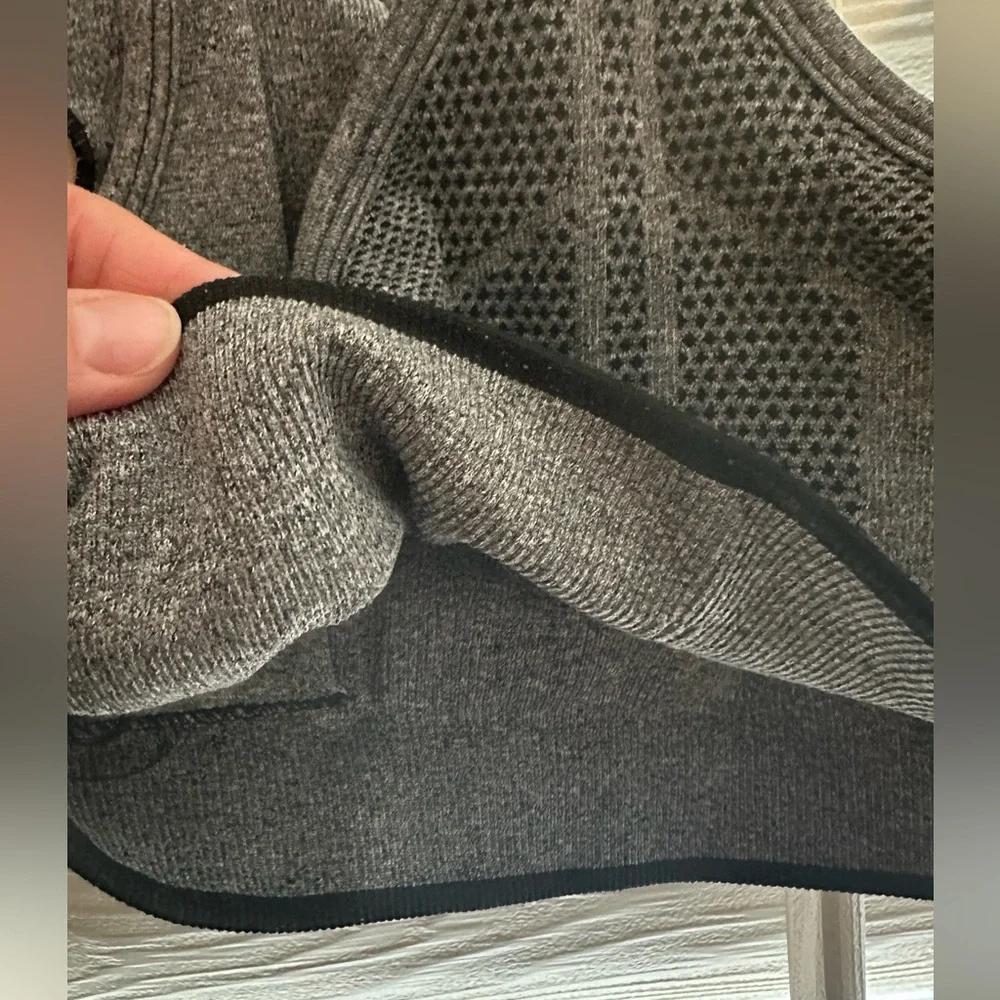 Gillian & O'Malley Nursing Sports Bra, Size L, Gray - Picture 10 of 12